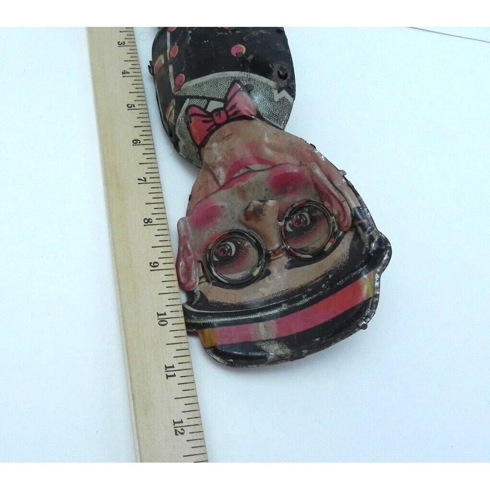 Marx Tin Litho Funny‎ Face Harold Lloyd Wind Up Walker Toy